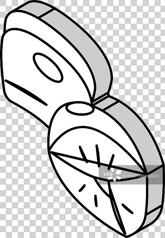 充气袖标2.5D图标图片素材