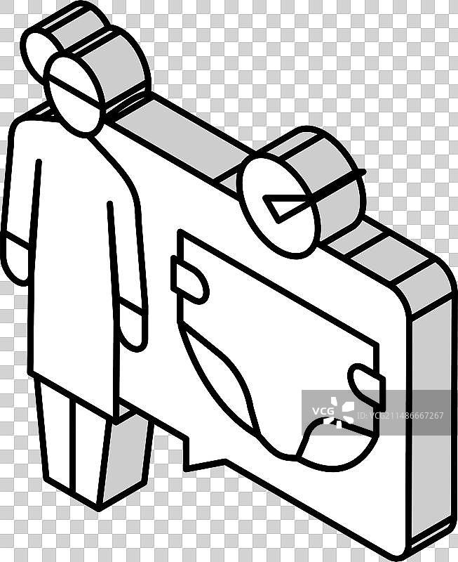 更换尿布2.5D图标图片素材