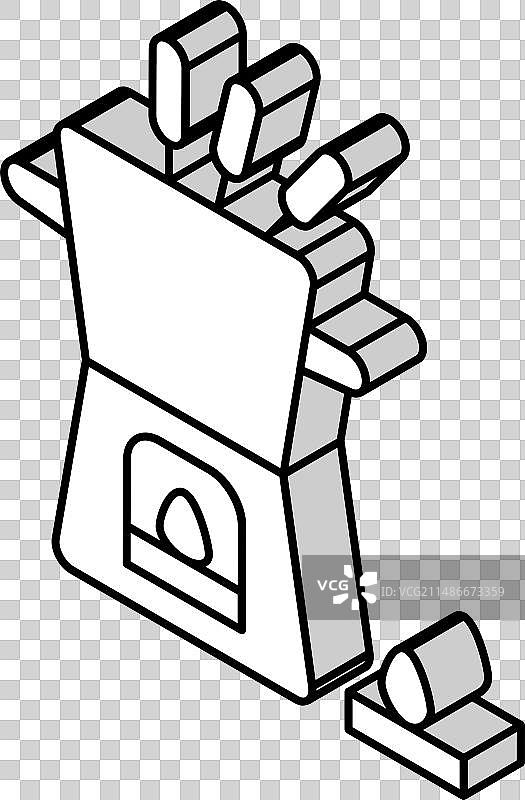 烛光火锅等距图标图片素材