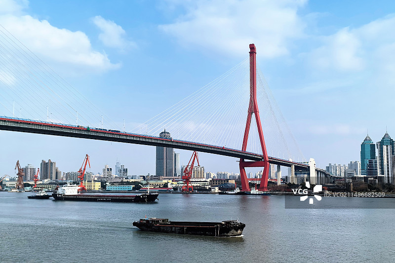 黄浦江畔图片素材