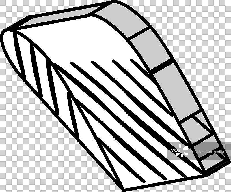 三文鱼2.5D图标图片素材