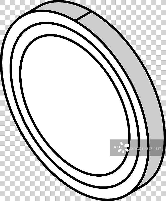 IOTA加密货币2.5D图标图片素材