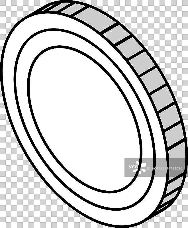 瑞波币2.5D图标图片素材