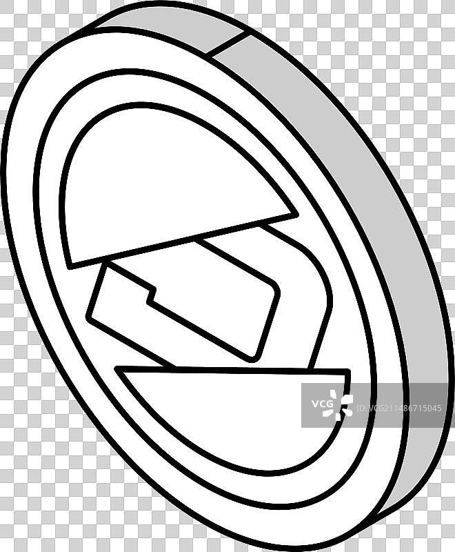 短跑加密货币2.5D图标图片素材