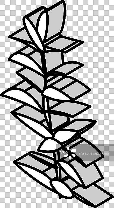 亲水性多精子2.5D图标图片素材