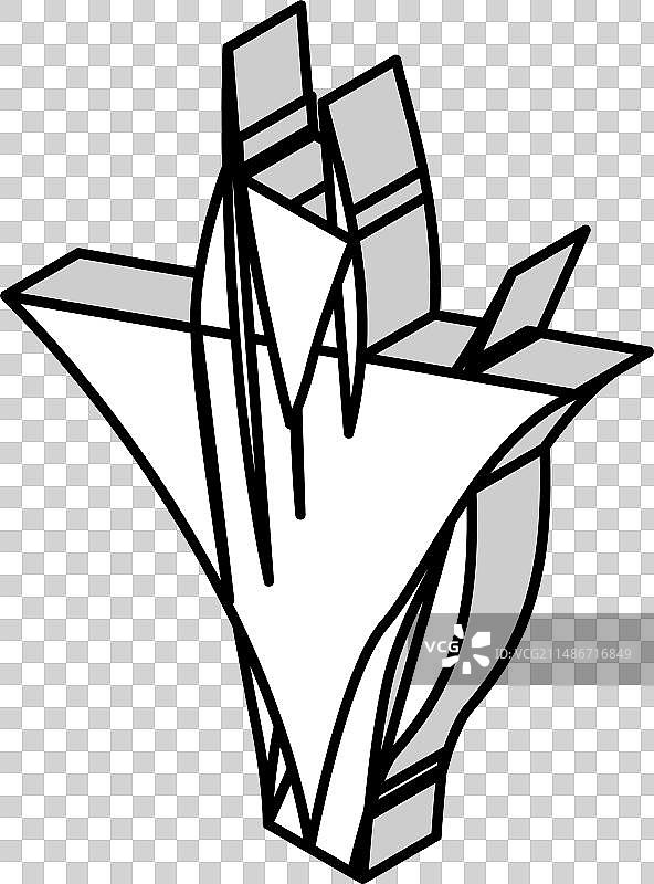 苦草2.5D图标图片素材