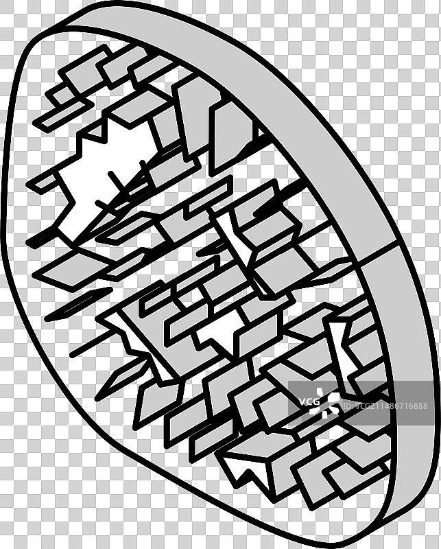 绿藻球2.5D图标图片素材