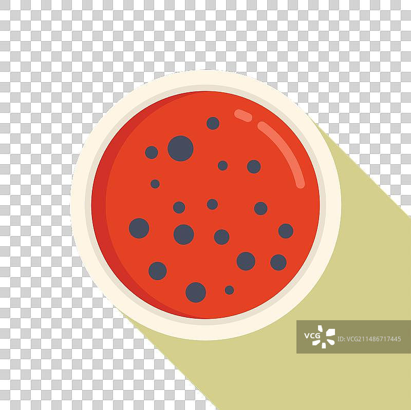 美味奶油汤图标扁平烹饪餐图片素材