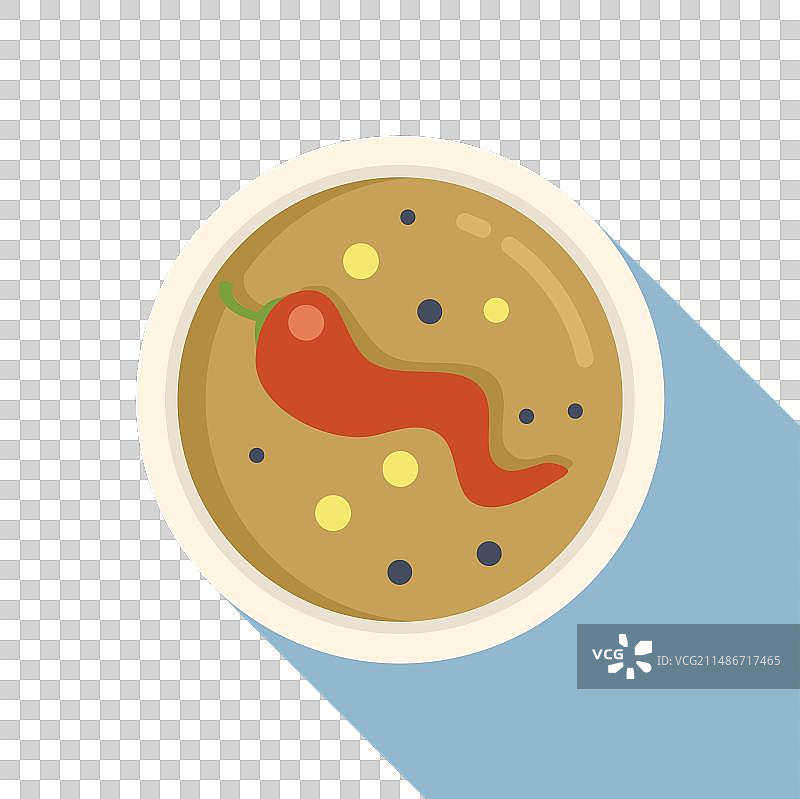 红辣椒奶油汤图标图片素材