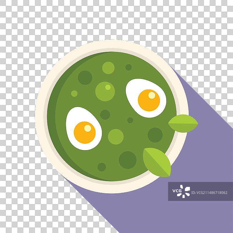 煮鸡蛋奶油汤图标图片素材