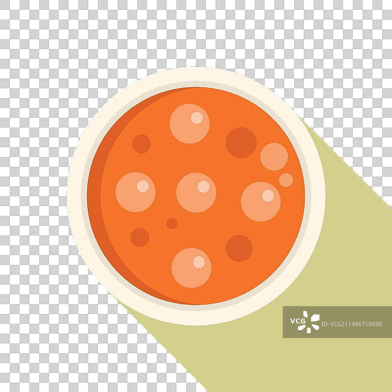 供应奶油汤图标扁平吃食物盘图片素材