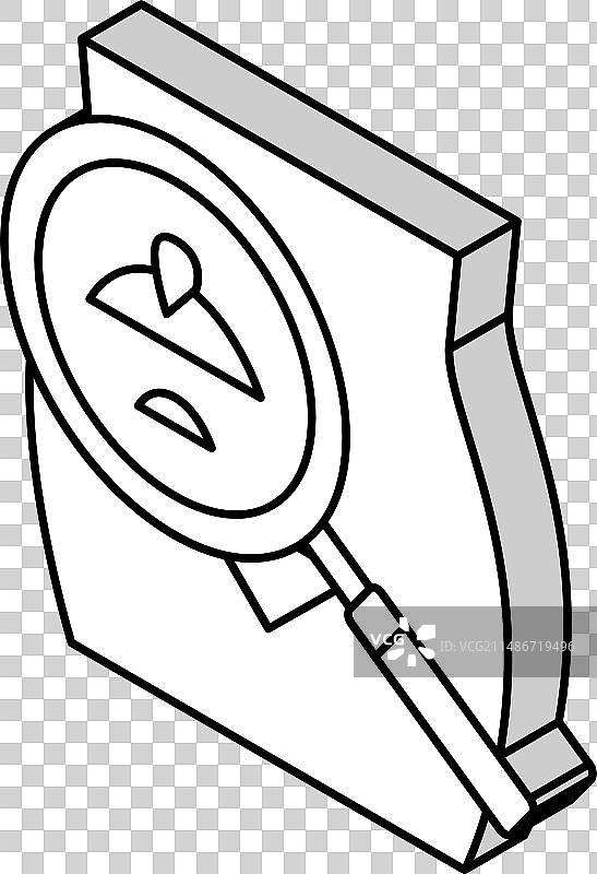 2.5D风格的阴毛图标图片素材