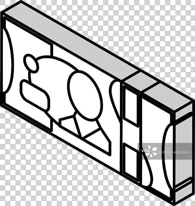 加拿大元等距图标图片素材