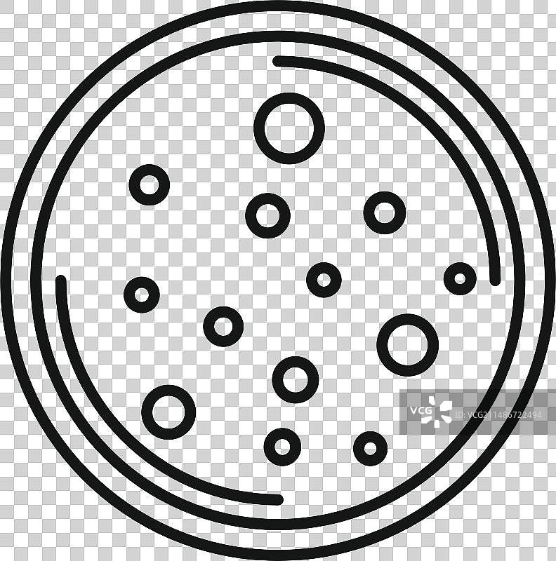 奶油汤食品图标轮廓图片素材