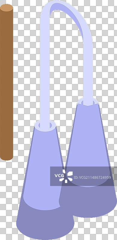 卡波耶拉钟形图标2.5D训练鼓图片素材