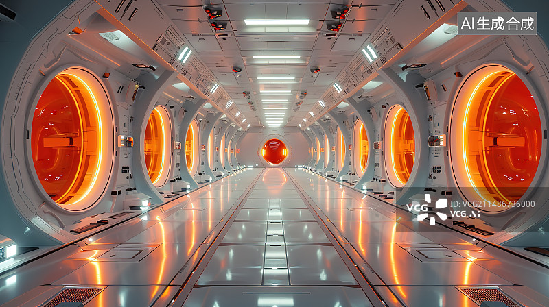 【AI数字艺术】城市建筑室内景观图片素材