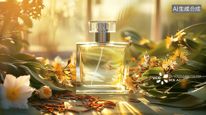 【AI数字艺术】放在桌子上的精油和香皂图片素材