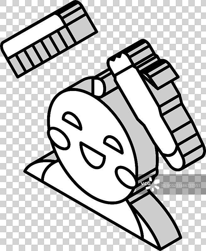 宝宝理发2.5D图标图片素材