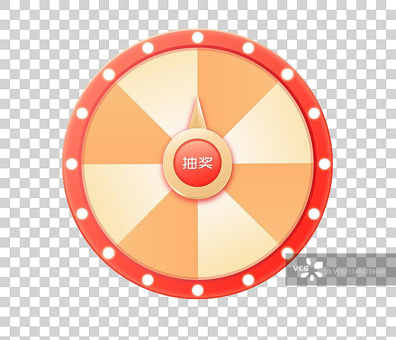 3D金融理财电商抽奖幸运大转盘插画图片素材