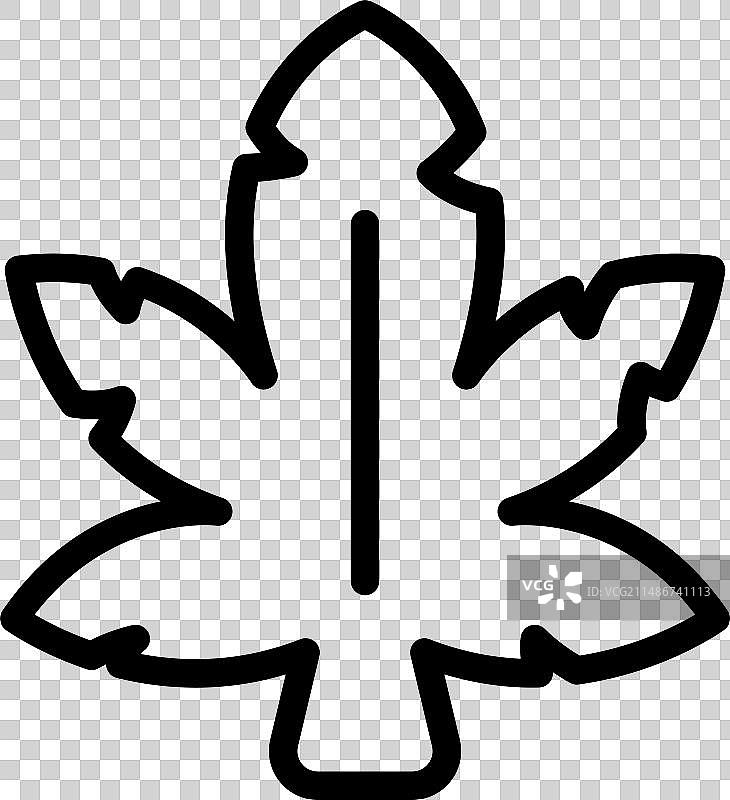 大麻荷兰文化图标轮廓图片素材