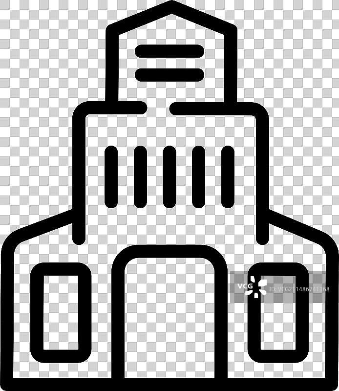 奥斯陆峡湾城市图标轮廓沿海城市图片素材