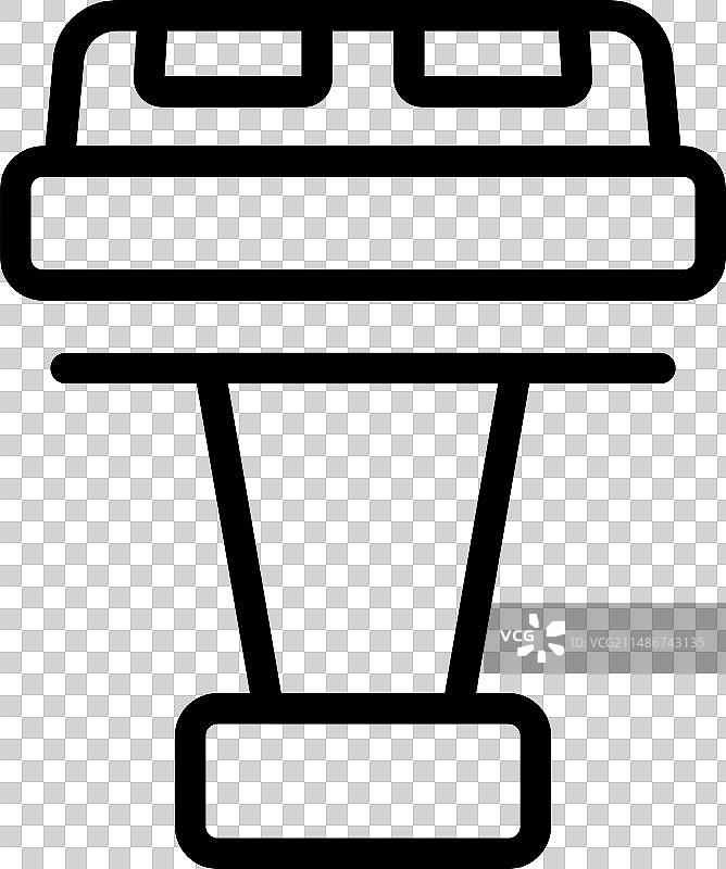 袖扣装饰图标轮廓袖图片素材