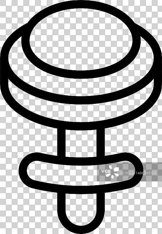 袖口链扣图标商务轮廓图片素材