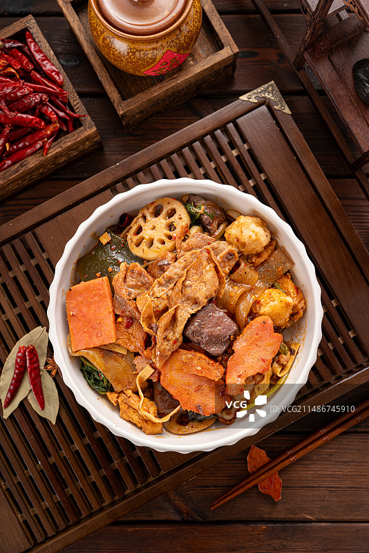 美味好吃的麻辣香锅图片素材