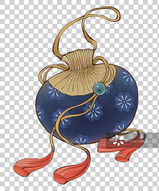 艾草艾叶艾蒿古典香包木制盘子与纸张图片素材