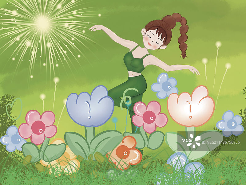 翩翩起舞图片素材