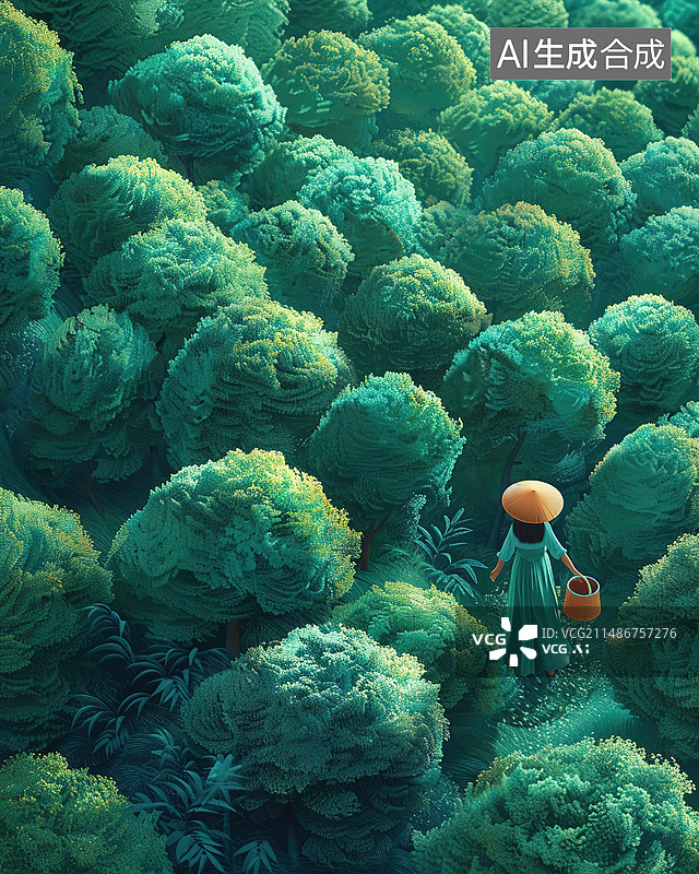 【AI数字艺术】在市场上出售的鱼的高角度视角图片素材