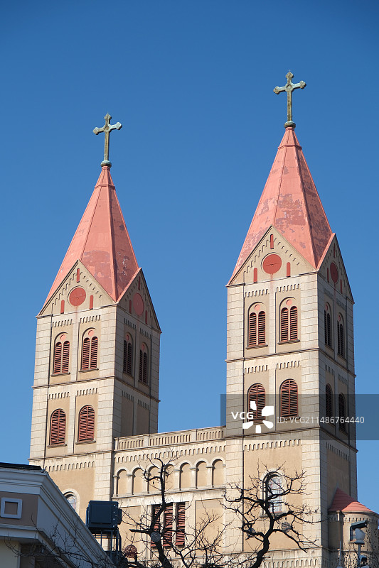 青岛教堂图片素材