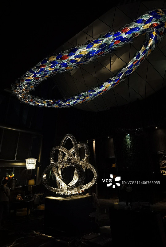 深圳京基一百的室内装饰图片素材