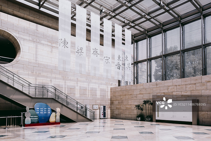 南京六朝博物馆内部建筑图片素材