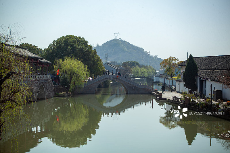 绍兴安昌古镇图片素材