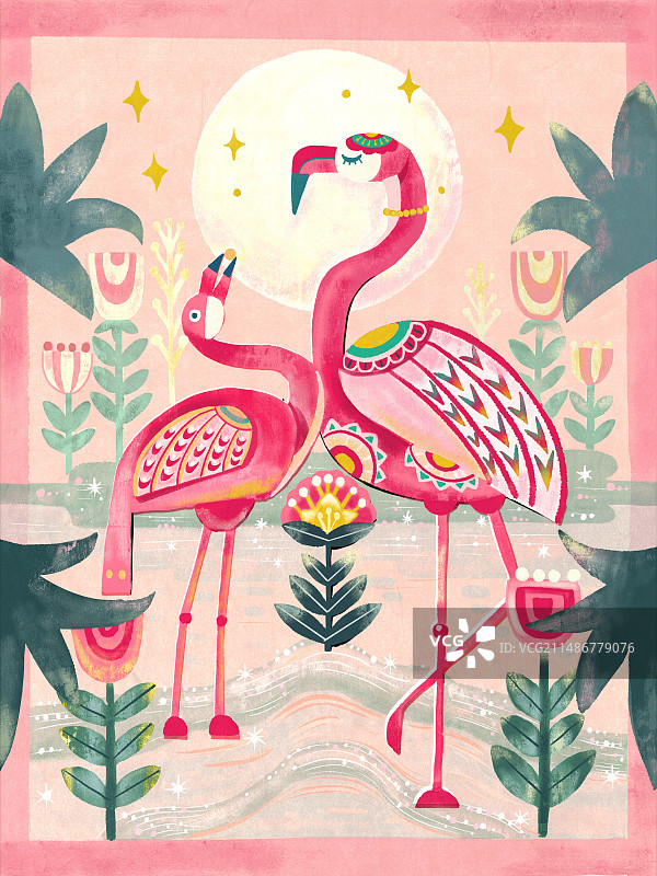 火烈鸟图片素材