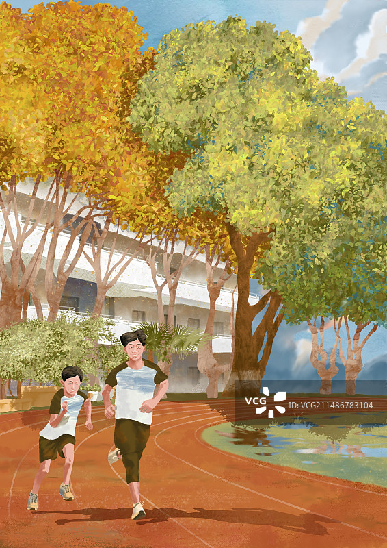 跑步图片素材