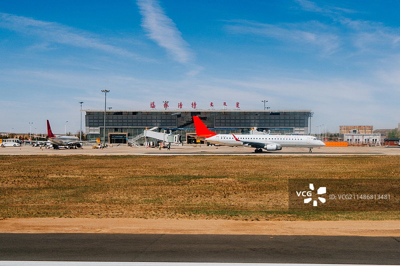 锡林浩特机场图片素材