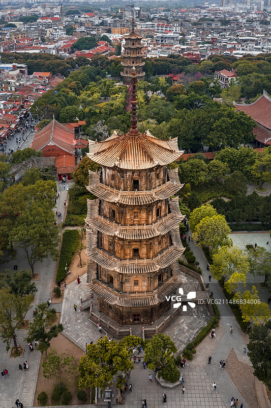 泉州开元寺双塔图片素材