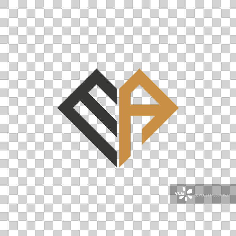字母缩写logo AM MA M和A图片素材