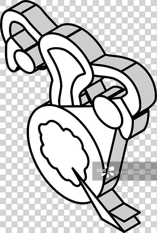 多囊卵巢综合征内分泌学2.5D图图片素材