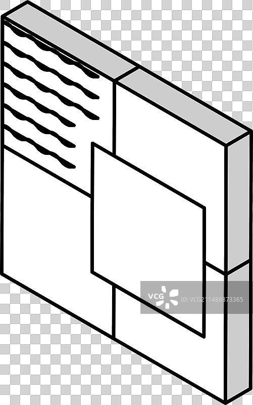 石材地板2.5D图标图片素材