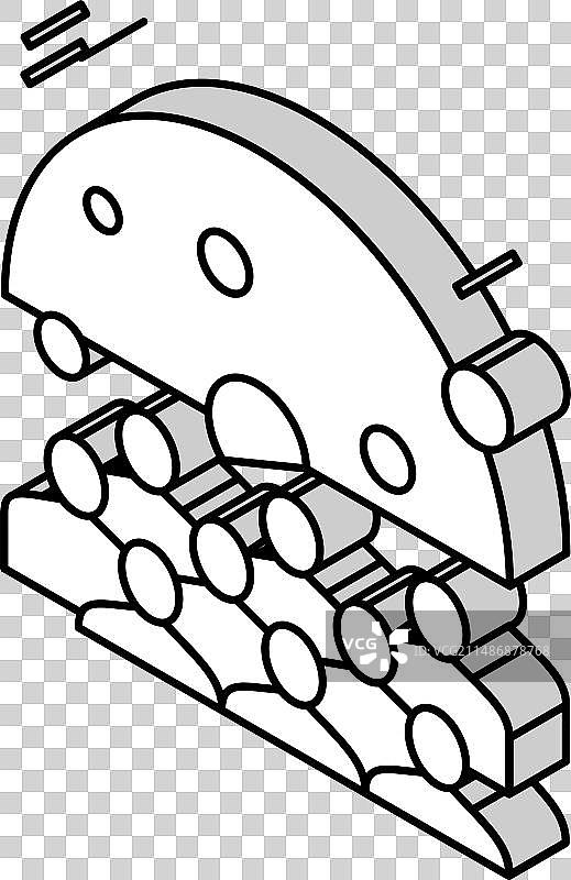 在天文馆观看银河行星的参观者图片素材