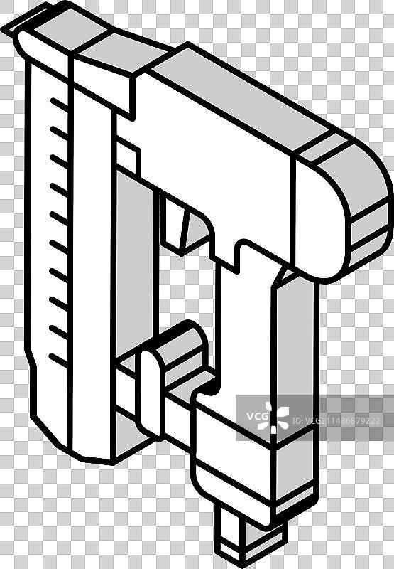 2.5D射钉工具图标图片素材