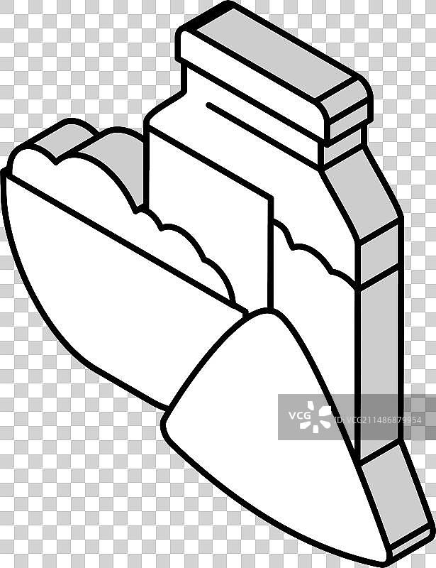 沐浴盐2.5D图标图片素材