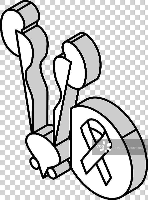 泌尿生殖系统疾病2.5D图标图片素材