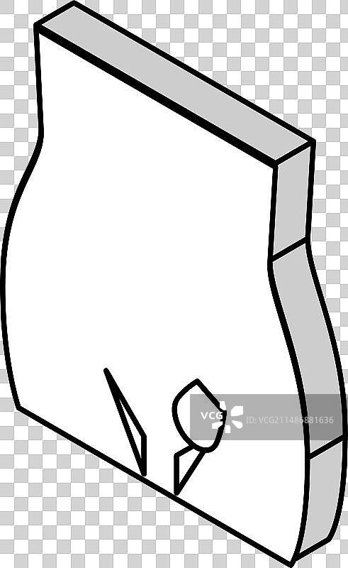 腹股沟疝疾病等距图图片素材