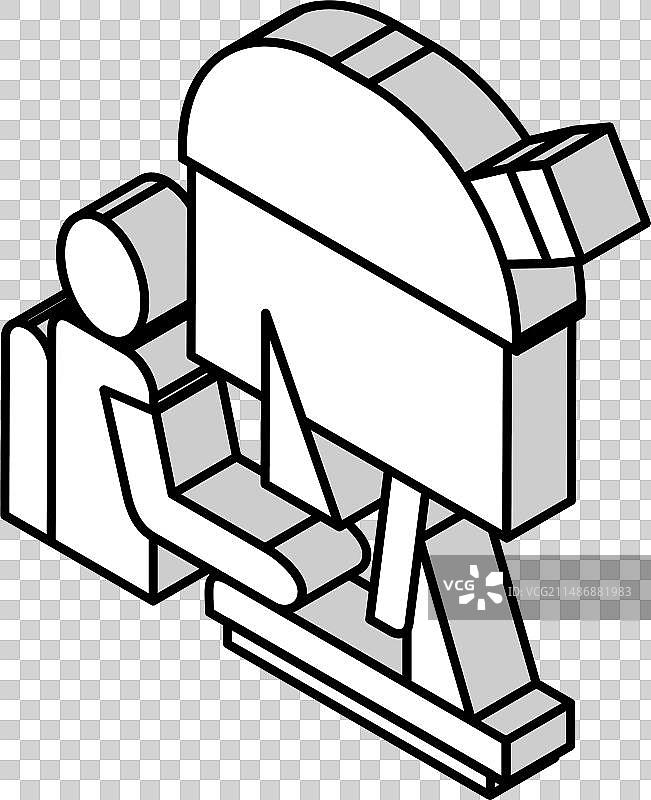 天文台中的数字控制望远镜图片素材