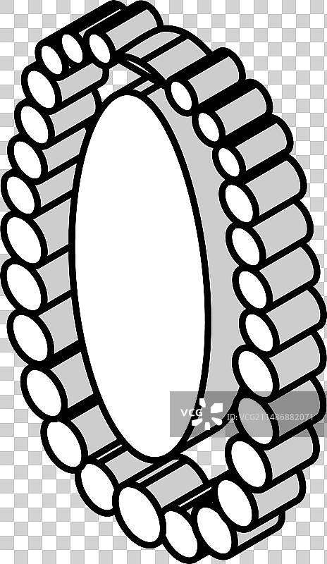 珠子珠宝2.5D图标图片素材