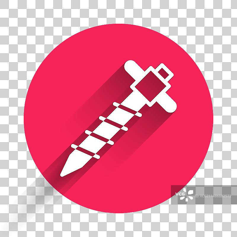 白色建筑手提钻图标图片素材